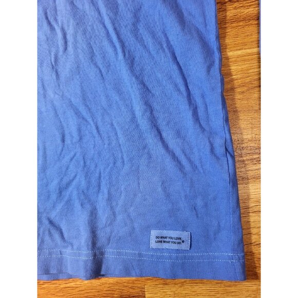 NWT Life Is Good Blue L/S Crusher XL Chill Out Sloth - Picture 3 of 4